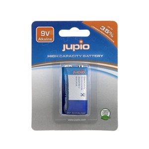 JUPIO 9 Volts - 6LR61 Alcaline