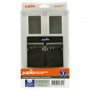 JUPIO Kit 2x Batteries BLN1 + Chargeur double