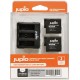 JUPIO 2x Batteries GoPro HERO 5,6,7 + Chargeur triple