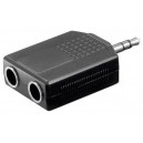 Adaptateur Jack 2,5 mm vers 2 x 6,35mm
