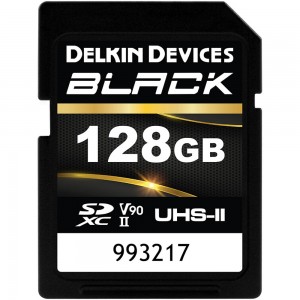 DELKIN SD 128Gb BLACK UHS-II V90