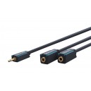Câble adaptateur AUX 3,5 mm, stéréo 0.1 m