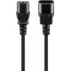 Rallonge pour appareils froids, 0,5 m, noir
