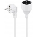 Rallonge à contact de protection, 5 m, blanc