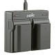 JUPIO Kit 2 batteries BLX-1 + Chargeur double USB