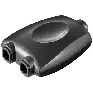 Répartiteur audio numérique Toslink 1 vers 2 Noir