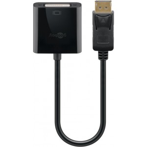 Câble adaptateur DisplayPort/DVI-D 1.2, nickelé