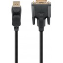 Câble adaptateur DisplayPort/DVI-D Doré