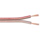 Câble de haut-parleur transparent CU