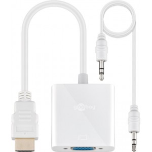 HDMI™ vers adaptateur VGA, nickelé