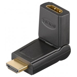 Adaptateur HDMI™ 180°, Doré