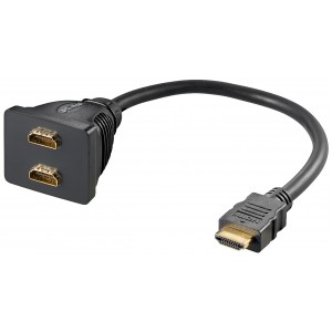 Adaptateur de câble HDMI™, Doré