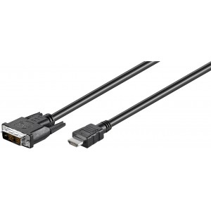 Câble DVI-D/HDMI™, nickelé