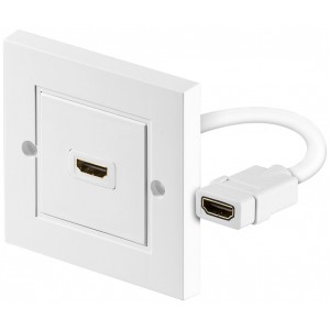 Prise murale HDMI™, Doré