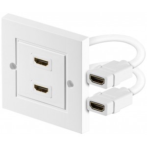 Prise murale HDMI™, Doré