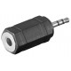 Adaptateur de casque , prise Jack AUX 2,5 mm vers 3,5 mm