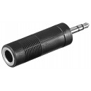 Adaptateur de casque AUX , prise Jack 3,5 mm vers 6,35 mm