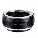 Pentax K(Pentax K) Objectif vers Sigma, Leica, Panasonic L