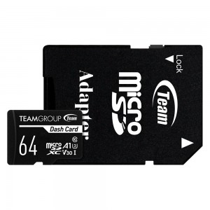 Dash Micro SDHC UHS-I U1 C10 Memory Card 64GB (U3 V30 A1)
