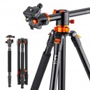 K&F Trepied horizontal alu + rotule 28mm Charge 10Kg