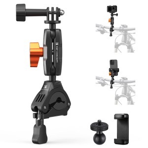 K&F Support pour guidon double rotule 360&deg;
