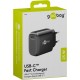 Goobay 25 W Chargeur Rapide USB-C PD GaN noir