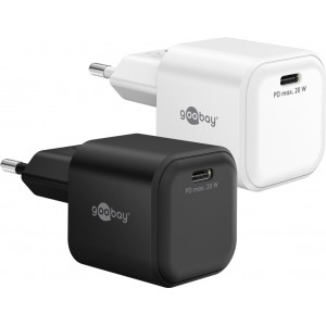 Goobay 20 W Chargeur Rapide USB-C PD GaN Nano noir