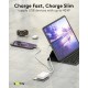 Goobay 45 W Chargeur Rapide Double USB-C PD GaN 90° Flat blanc