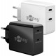 Goobay 36 W Chargeur Rapide Double USB-C PD blanc