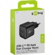 Goobay 35 W Chargeur rapide double USB-C PD GaN Nano noir