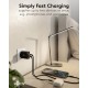 Goobay 30 W Chargeur Rapide Double USB-C PD GaN noir