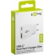 Goobay 25 W Chargeur Rapide Double USB-C PD GaN Slim blanc
