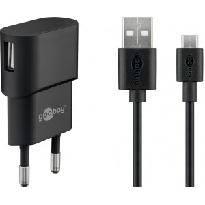 Goobay 5 W Charge Kit Micro-USB noir (mod&egrave;le 45296)
