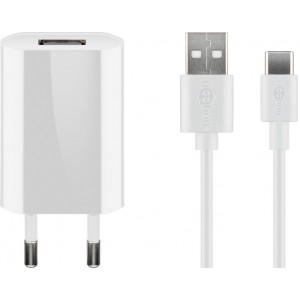 Goobay 5 W Charge Kit USB-C blanc