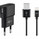 Goobay 5 W Charge Kit Apple Lightning noir (mod&egrave;le 45294)