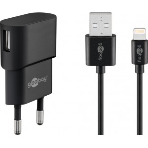 Goobay 5 W Charge Kit Apple Lightning noir (mod&egrave;le 45294)