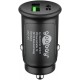 Goobay 27 W Dual USB Kit de Chargeur Rapide pour Voiture Lightning