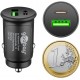 Goobay 27 W Dual USB Kit de Chargeur Rapide pour Voiture Lightning