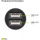 Goobay 15,5 W Chargeur de Voiture Dual-USB