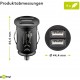 Goobay 15,5 W Chargeur de Voiture Dual-USB