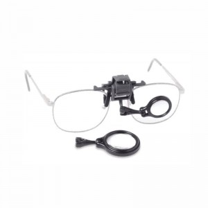 5x/8x OcuLens Clip-on. Adjustable Eyeglass Magnifier Set