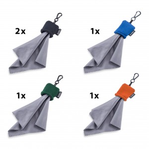 5-Pack Stylo nettoyage objectif (2X Black. 1X Blue. 1X Green. 1X Orange)